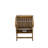 Salinas Patio Chair Lounge - Outdoor Acacia Wood Sunlounger Chair for Poolside, Deck, Lawn, set of 2 Natural Oil