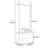 Elegant Black Walnut  Storage Hallstand-110536269