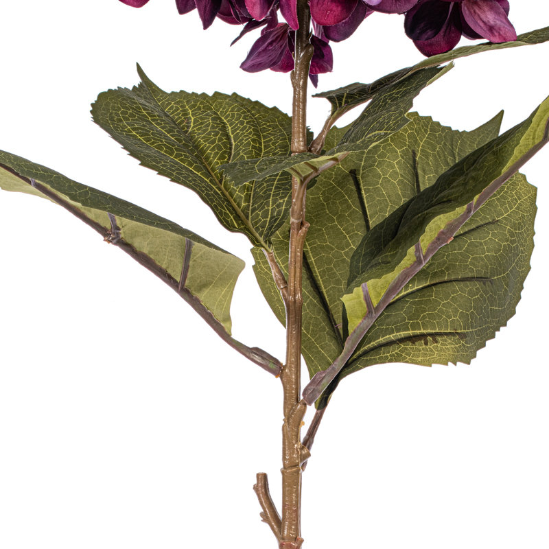 Tige d'hortensia de 42 po, H 42 po x l 9,5 po x P 15,5 po, Rouge