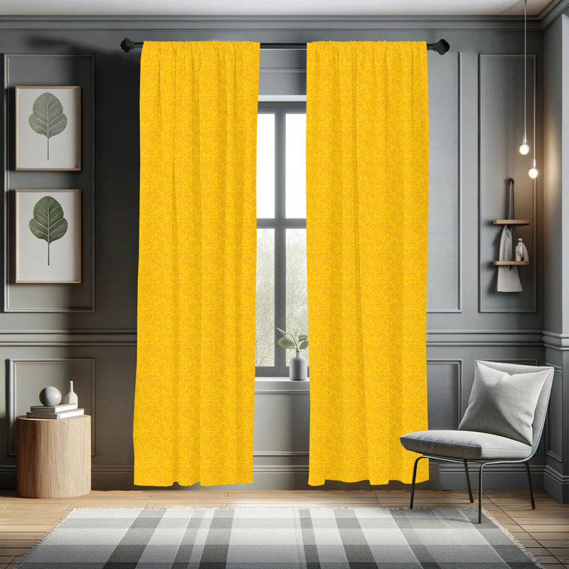 Semi-Sheer Rod Pocket Sliding Panel, 28" x 84"