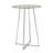 Cniya Round Glass Top Metal Base Dining Table