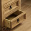 Natrone 48cm W Solid Wood Bedside Table