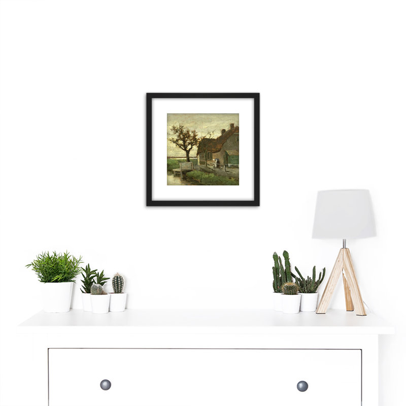 Weissenbruch Farmhouse on a Canal 1 Piece Single Picture Frame Painting