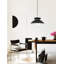Fusion - luminaire suspendu 1 lumière Noreen - abat-jour en verre opale-100943190