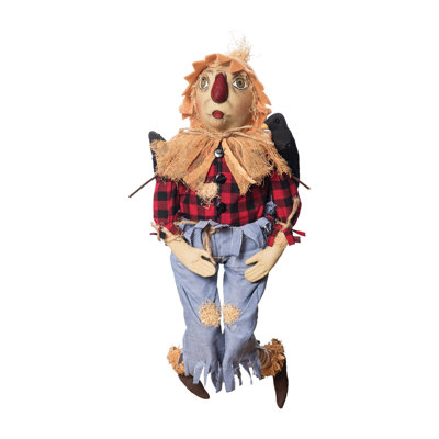 Heyward Scarecrow Joe Spencer Gathered Traditions Halloween Art Doll Figure