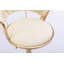 Tabouret de bar rotatif à hauteur réglable en velours-261077641-262198840