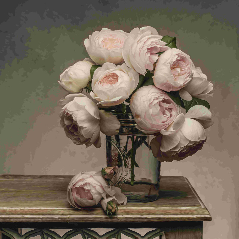 «Simply Smitten», impression sur toile tendue, H 12 po x l 12 po x P 1,25 po