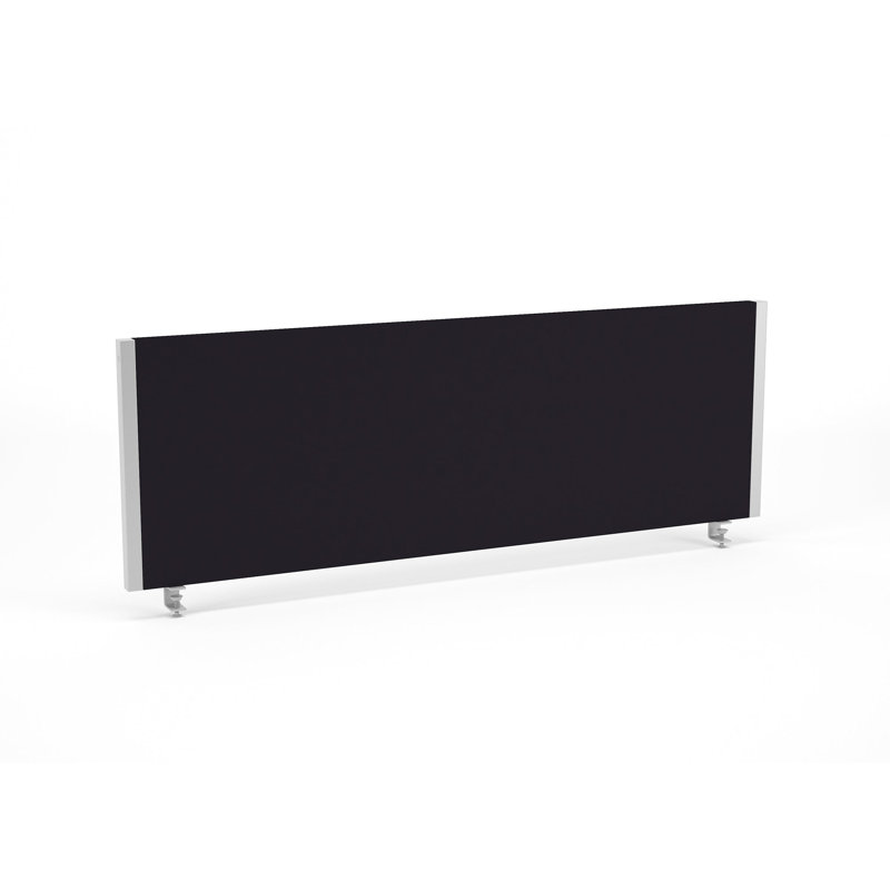 Thurton Desk Dividers, Black, 400cm H x 1,200cm W