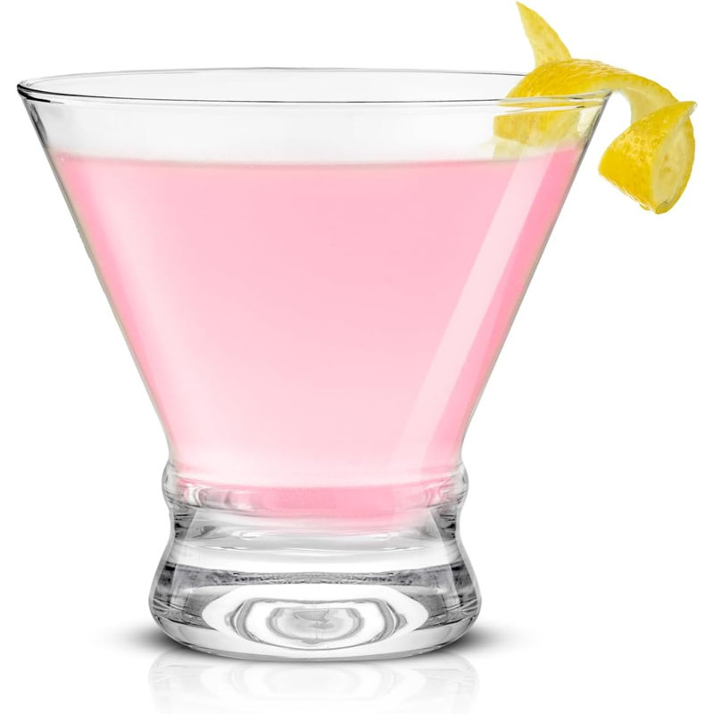 Ensemble de 6 verres à martini sans pied Afina pour verres à cocktail et margarita de 6,5 oz