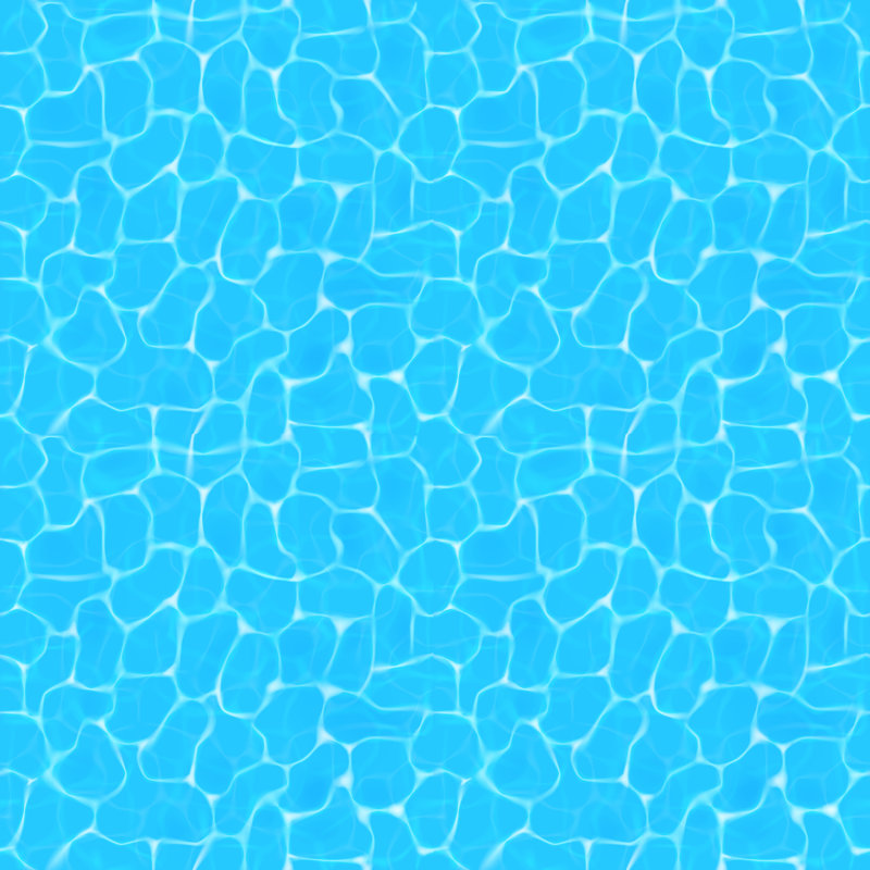 Water Surface Seamless Pattern - Wrapped Canvas Print, 30cm H x 30cm W x 3.8cm D