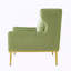 Chaise avec accoudoirs en velours Modern-130549282