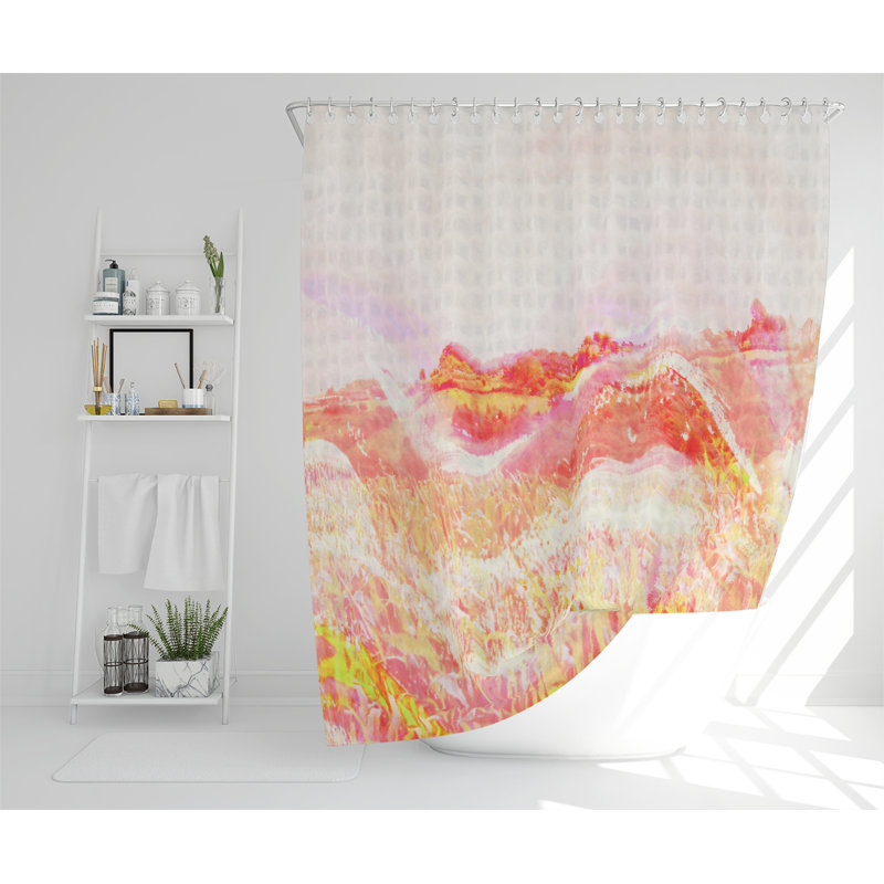 Dimostenis Polyester Shower Curtain Set