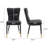Modern Upholstered Dining Chair with Metal Frame-46129424