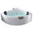 59.13'' x 59.13'' Whirlpool Acrylic Bathtub