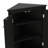 Triangular Corner Cabinet With Adjustable Shelves And Stylish Doors-1207575020