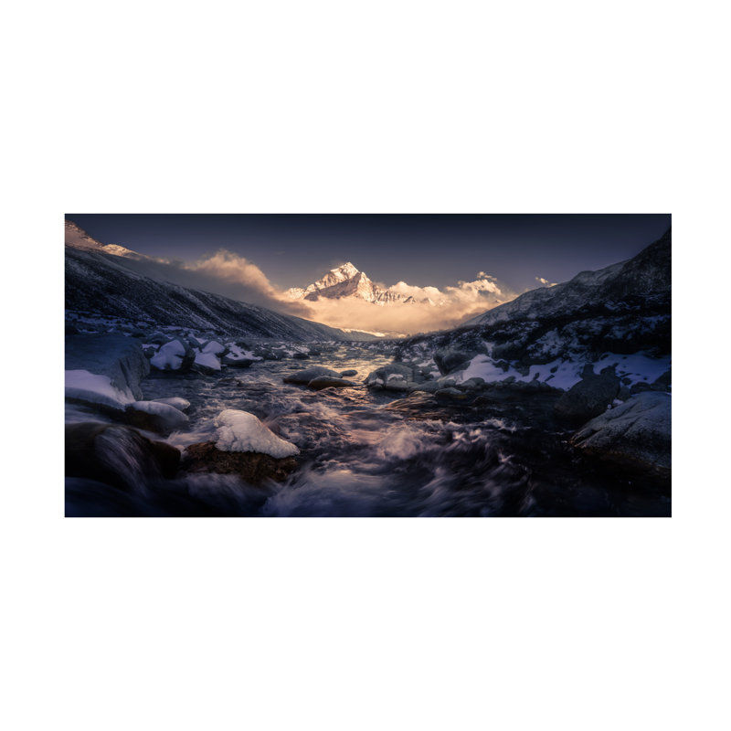 Art sur toile «bol Qiye Ama Dablam», H 10 po x l 19 po