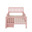  Lit plateforme en bois avec garde-corps et 2 tiroirs-395895952-395895956