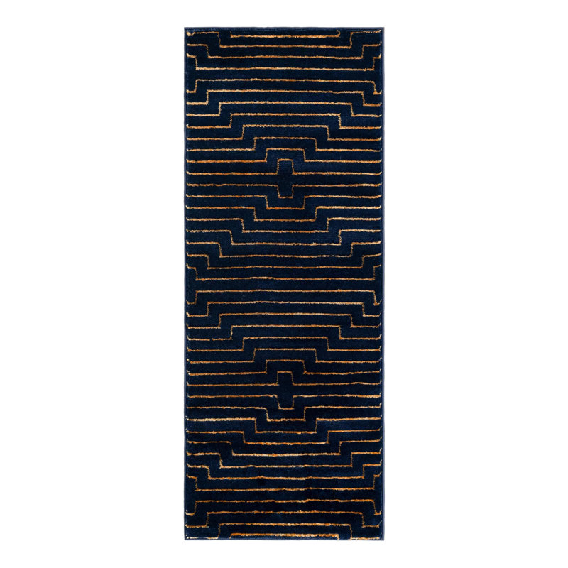 Nikica Geometric Area Rug , Runner 2' x 5'1"