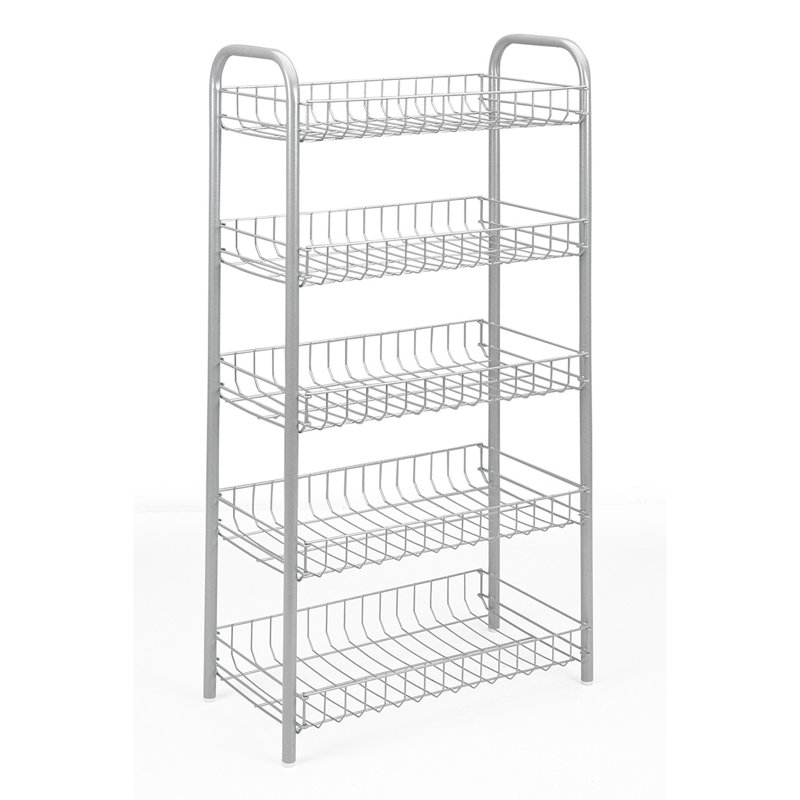 25cm W Metal Storage Rack