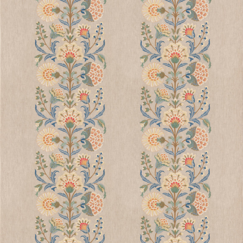 Original Brantwood Annesley Fabric, Blue