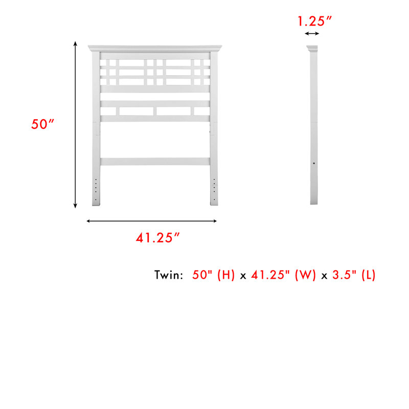 Grantham Pine Solid Wood Open-Frame Headboard