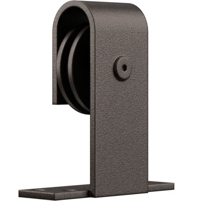 Cintre à roulettes de qualité supérieure à fixation en J avec boulons pour porte de grange pour portes de 1 3/8 po à 2 1/4 po