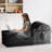  2-in-1 Foldable Yoga Chair with Removable Washable Cover, Ergonomic Chaise Lounge and Bed Bench for Home Studio-368112400