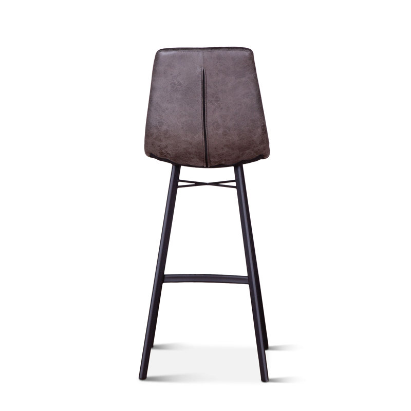 Sam Mid Century Retro Bar Stool, Trapper Brown, Bar Stool ( 30" Seat Height