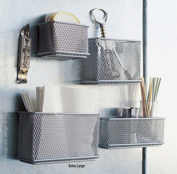 Design Ideas Carmani Mesh Magnet Strip Bin & Reviews