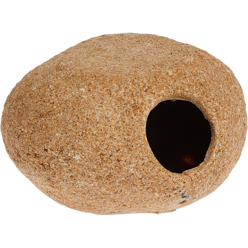  Granit Stone Hide Away Aquarium Decoration Extra Large, Beige, 1.7" H x 5.8" W x 5.5" D