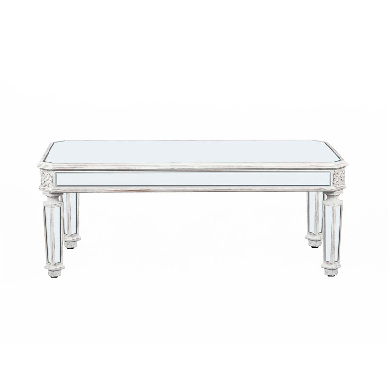 Silver Mirrored Coffee Table