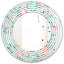 Miroir mural sans cadre à motif floral spring american-45632067