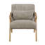 Chaise d'appoint rembourrée avec coussin en mousse de velours côtelé doux-815358549