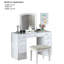 Ensemble de meuble-lavabo 1Pc 3 pi