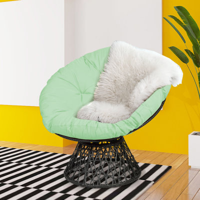 Chaise de terrasse pivotante avec coussins Heidenreich