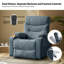 Fauteuil inclinable massant et surdimensionné Cayrn-102303798