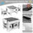 Kids Square Play/Activity Table and Chair Set-87392300