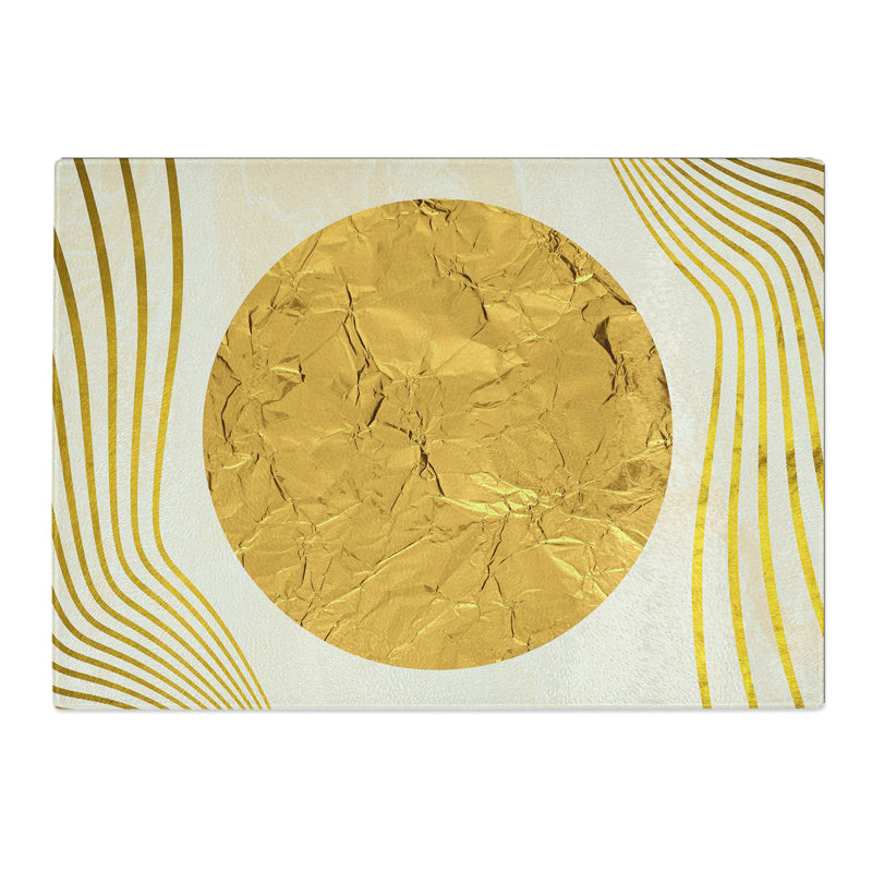 Golden Sun Chopping Board, 0.4cm H x 20cm W x 28.5cm L