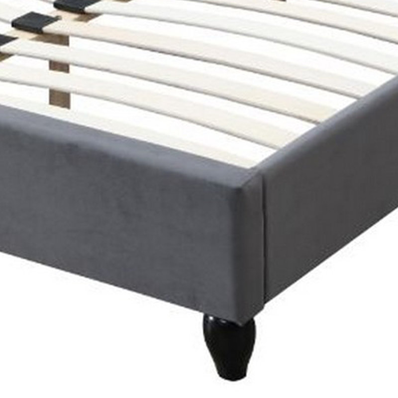 Lit plateforme tapissier, Grand