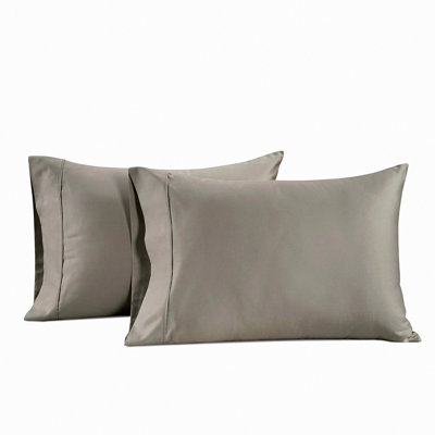 SoftDreams Cotton Pillowcase Set - 2 Pack Pillow Covers, Envelope Closure, Breathable & Washed for Ultimate Comfort. (Pillows not Included)