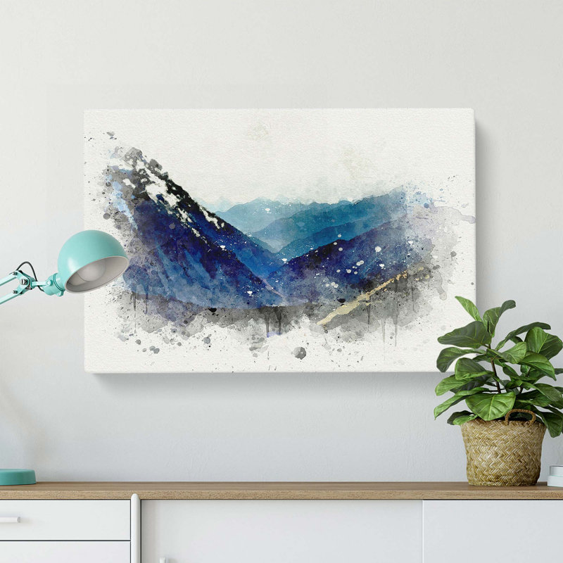 Trail in the Annapurna Circuit Nepal in Abstract - Wrapped Canvas, 40cm H x 60cm W x 3cm D