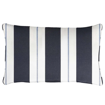 Ansel Striped Indoor/Outdoor Lumbar Throw Pillow