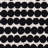 Marimekko Rasymatto Black Cotton Comforter Set-2013394666