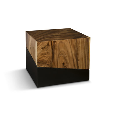 Geometry Block End Table
