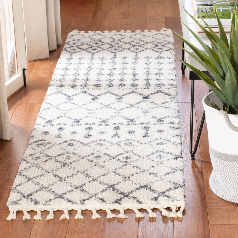 Tapis à poils longs Lia Performance Southwestern Lia, Tapis de couloir 2 pi 2 po x 8 pi