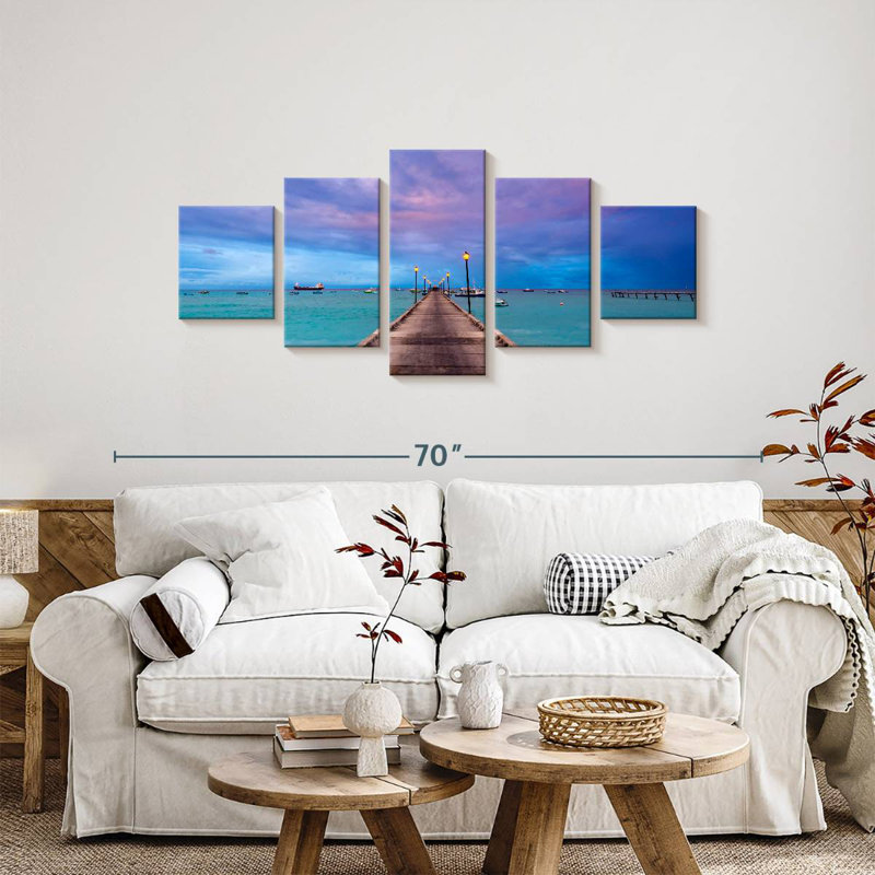 Oistins Beach Dock, H 24 po x l 55 po