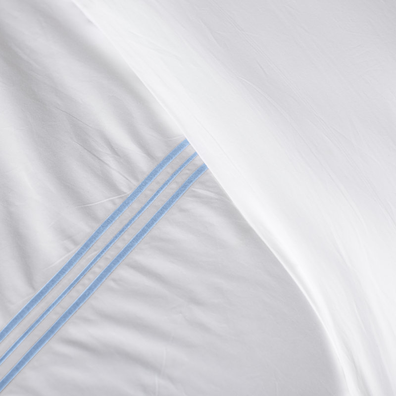 Trio Duvet Cover, Twin/Twin XL Duvet Cover, French Blue
