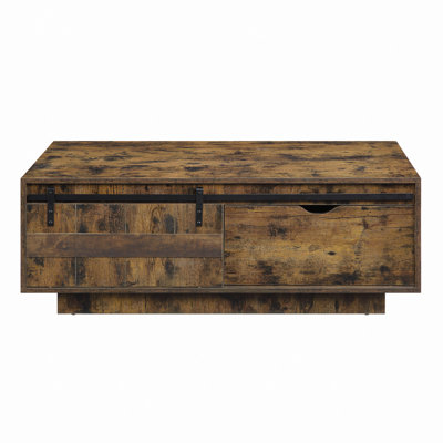 Table basse Rustic Oak Finish