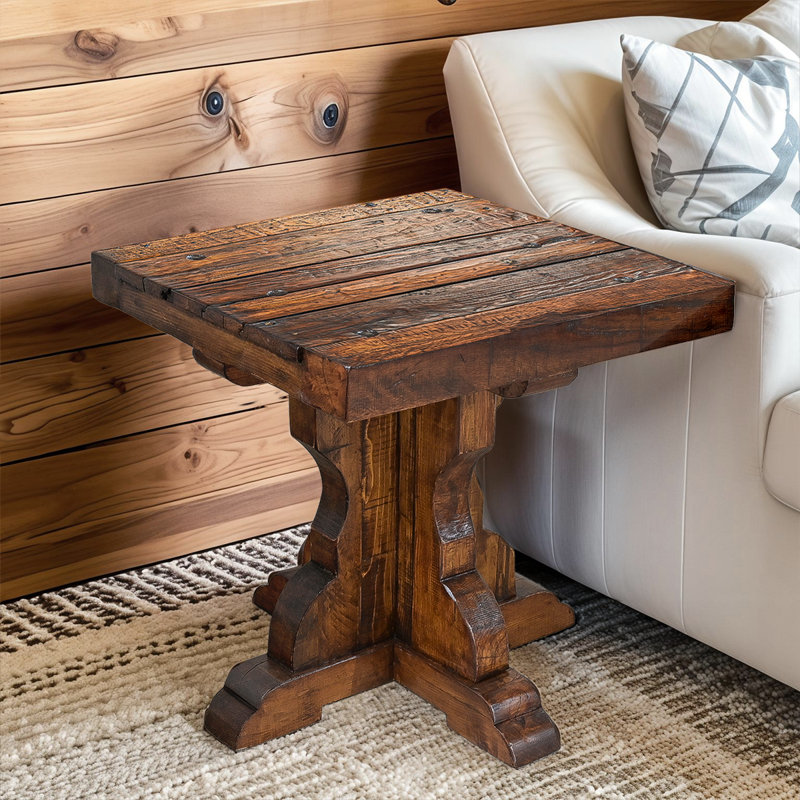 Gregoris Solid Wood End Table