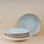 Porcelain Round Cous Cous Deep Plate, Aqua, 10.2"